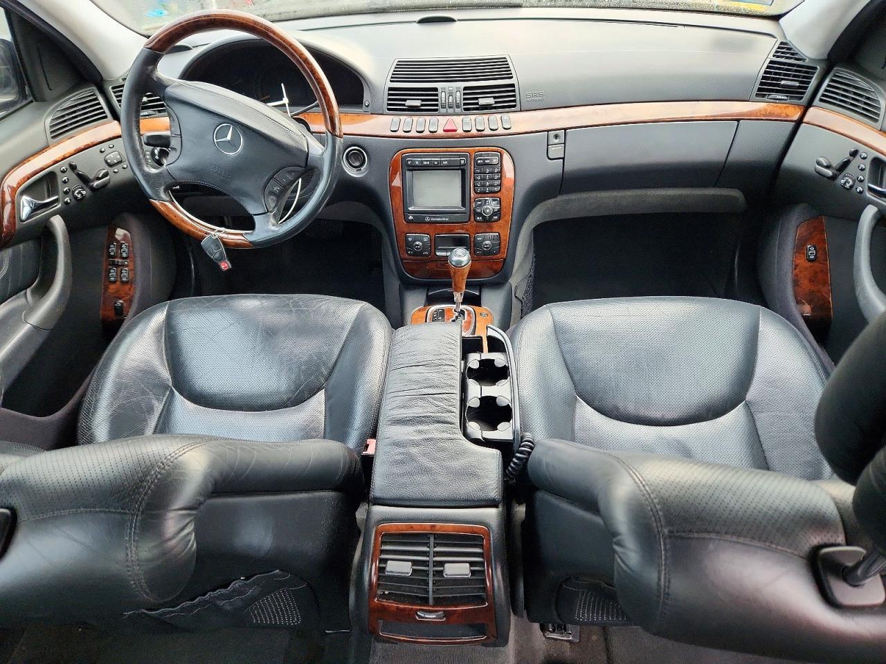 2002 Mercedes-benz S 55 Amg Black vin: WDBNG73J82A260883