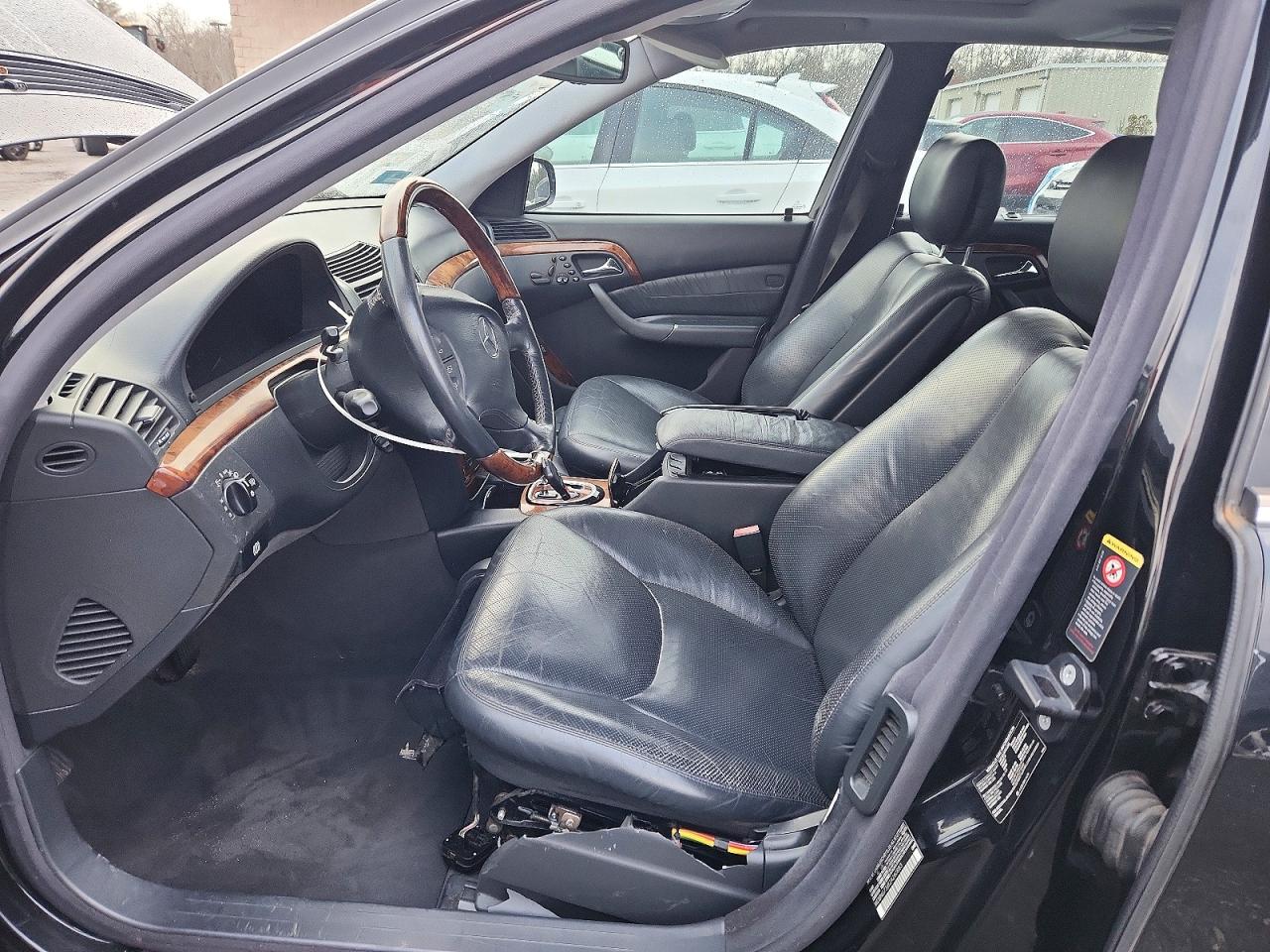 2002 Mercedes-benz S 55 Amg Black vin: WDBNG73J82A260883