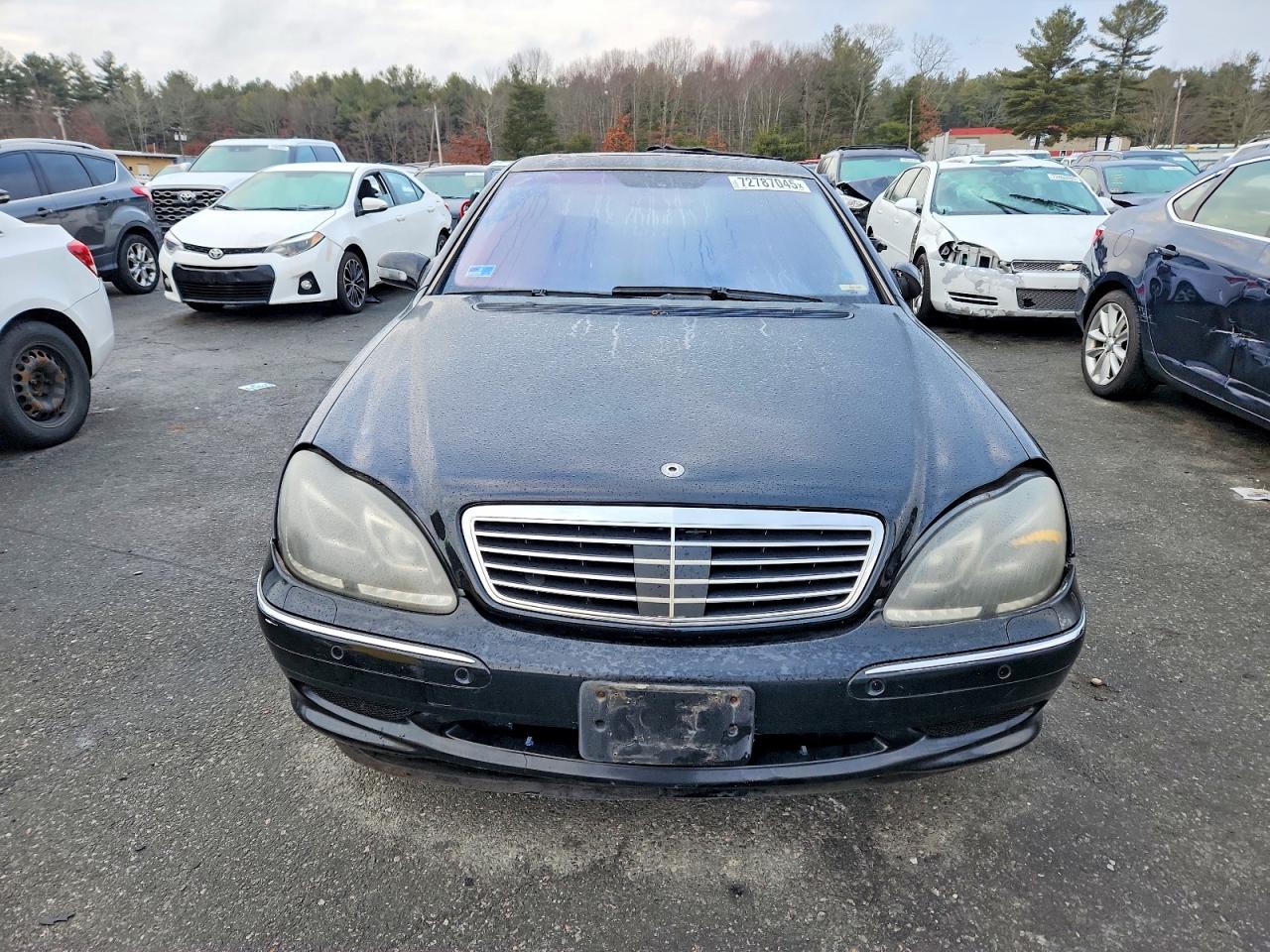 2002 Mercedes-benz S 55 Amg Black vin: WDBNG73J82A260883
