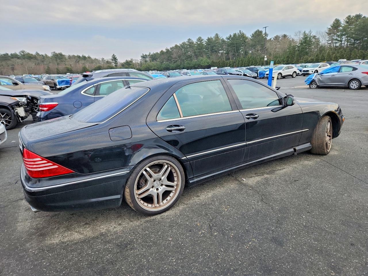 2002 Mercedes-benz S 55 Amg Black vin: WDBNG73J82A260883