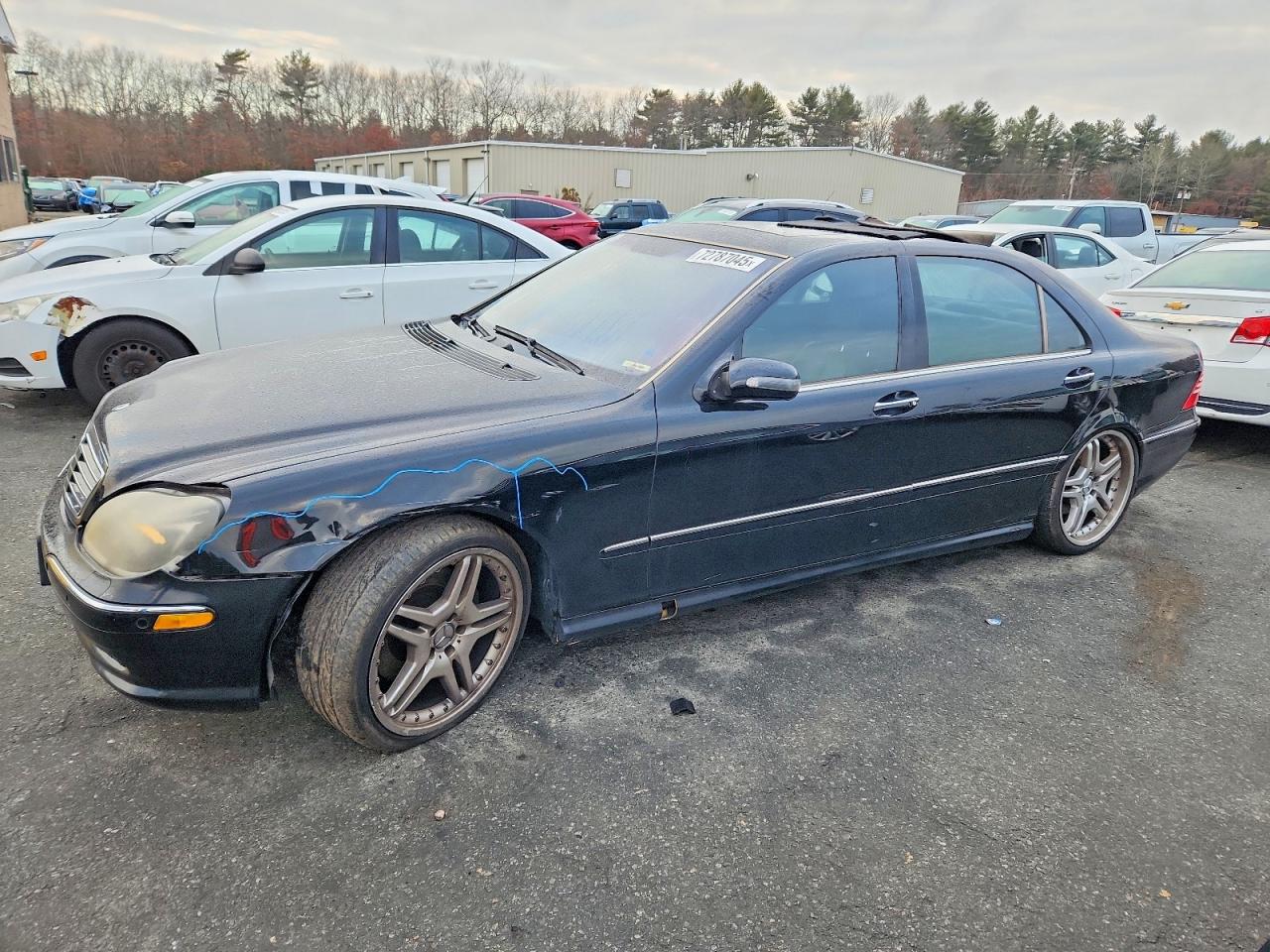 2002 Mercedes-benz S 55 Amg Black vin: WDBNG73J82A260883
