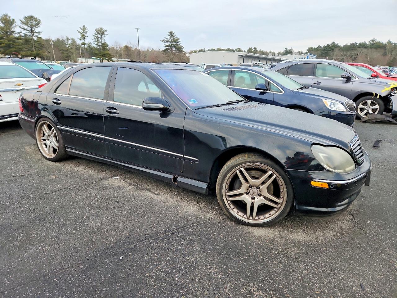 2002 Mercedes-benz S 55 Amg Black vin: WDBNG73J82A260883