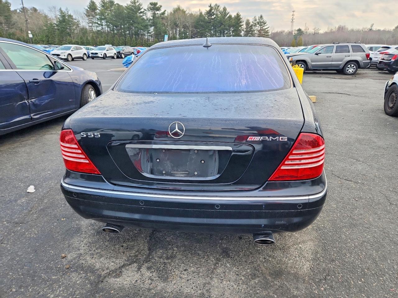 2002 Mercedes-benz S 55 Amg Black vin: WDBNG73J82A260883