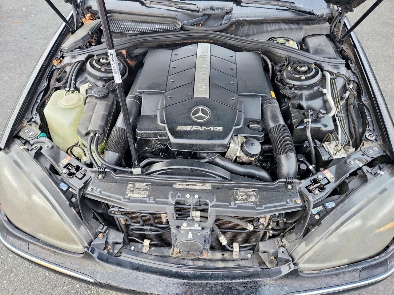 2002 Mercedes-benz S 55 Amg Black vin: WDBNG73J82A260883