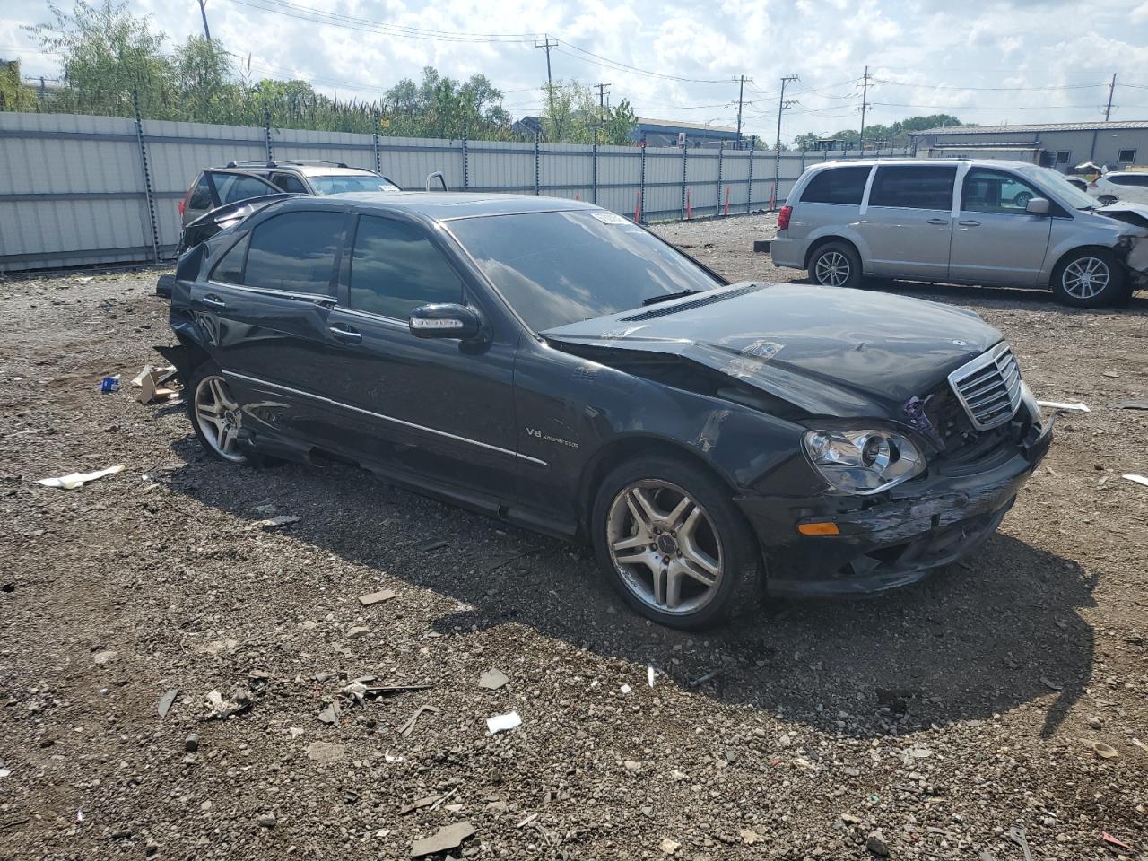 2003 Mercedes-benz S 55 Amg Черный vin: WDBNG74J03A354207