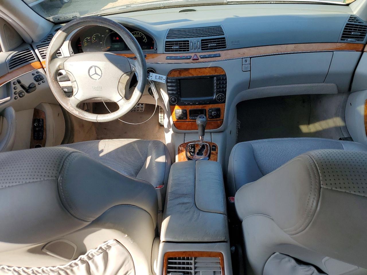 2004 Mercedes-benz S 55 Amg Silver vin: WDBNG74J04A398922