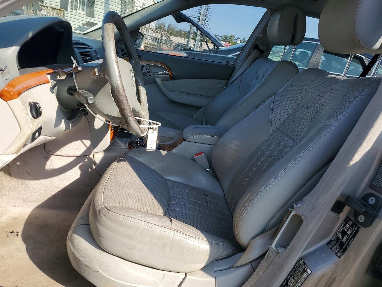 2004 Mercedes-benz S 55 Amg Silver vin: WDBNG74J04A398922