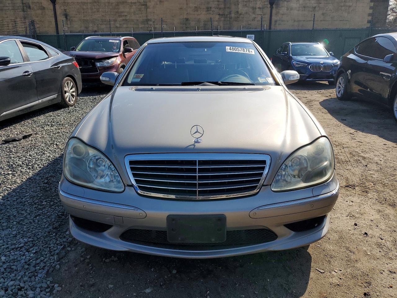 2004 Mercedes-benz S 55 Amg Silver vin: WDBNG74J04A398922