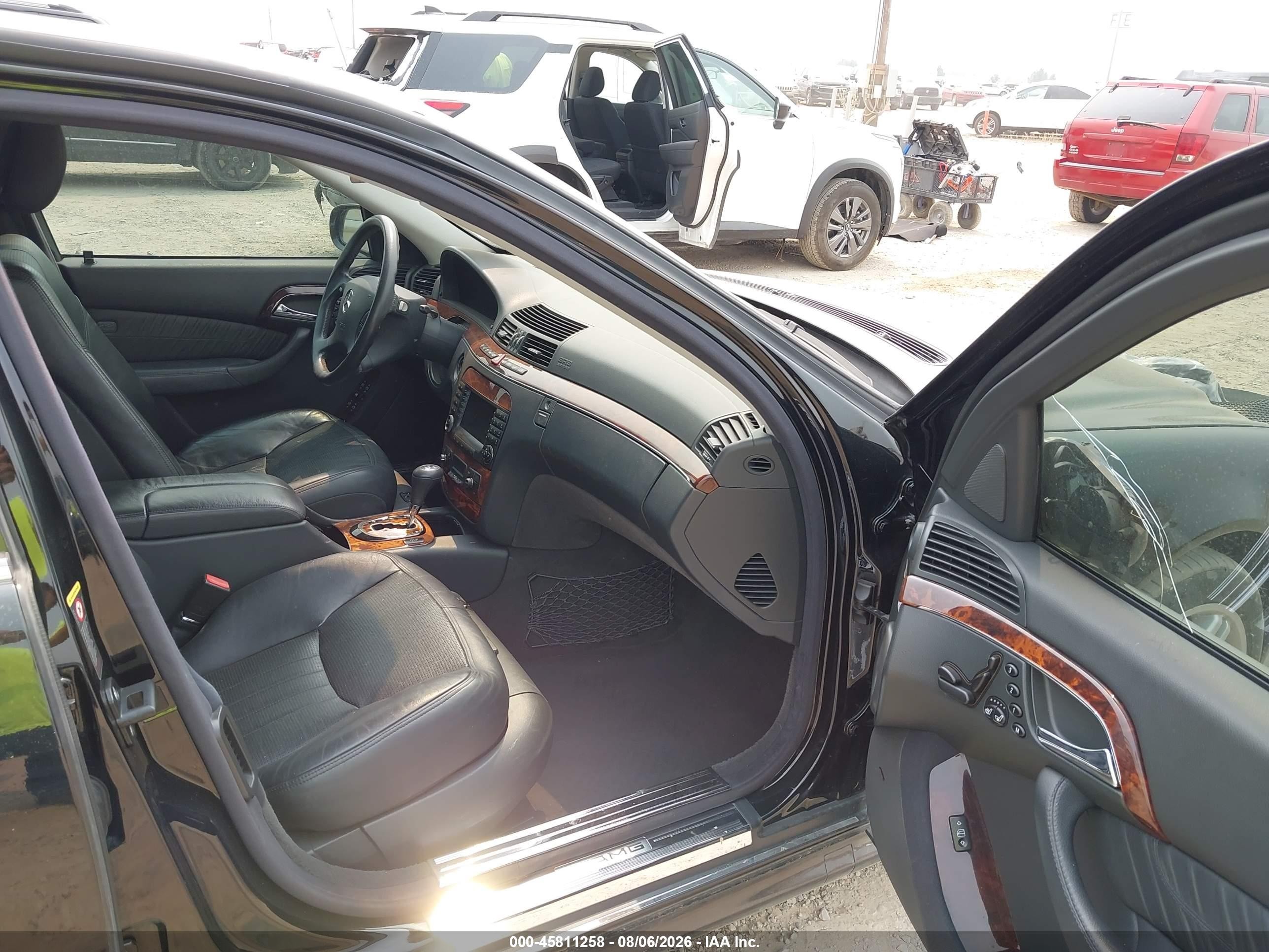 2005 Mercedes-benz S 55 Amg   Черный vin: WDBNG74J05A453175