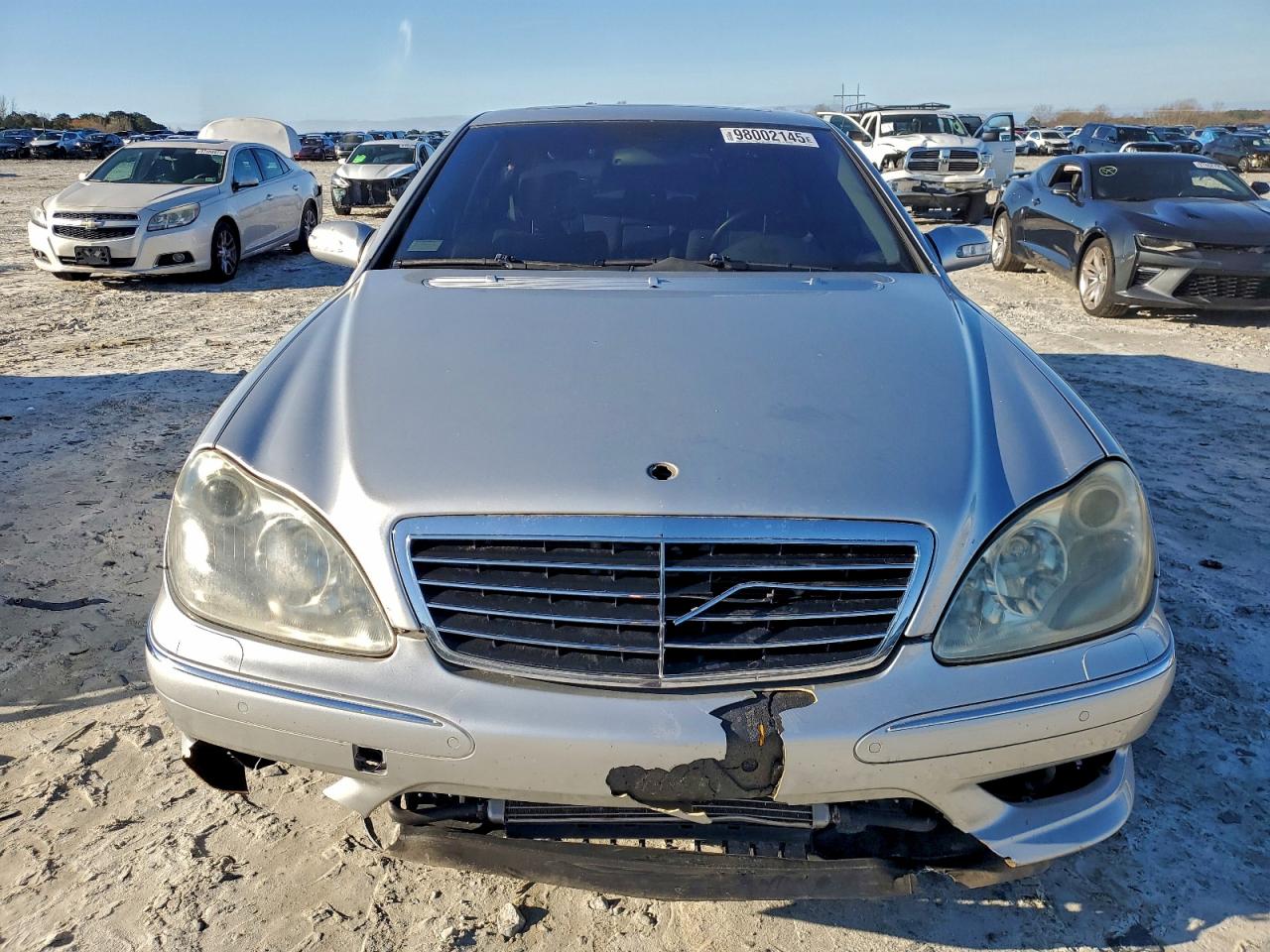2003 Mercedes-benz S 55 Amg Silver vin: WDBNG74J13A369850