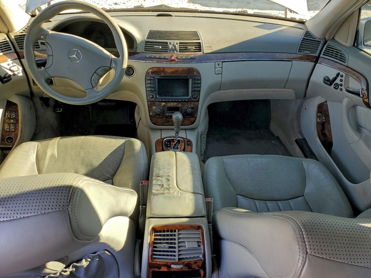2003 Mercedes-benz S 55 Amg Silver vin: WDBNG74J13A369850