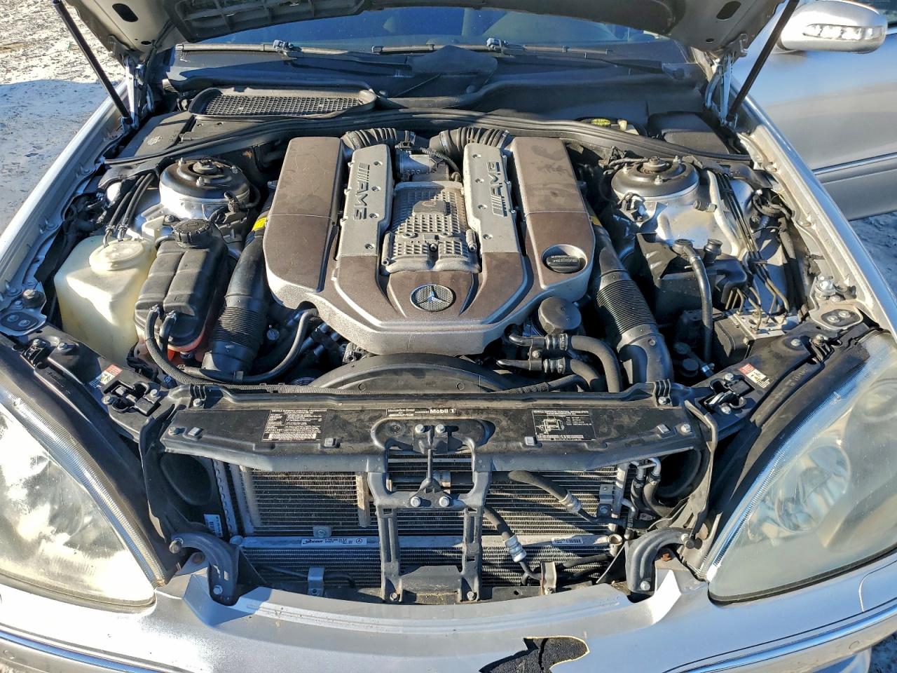 2003 Mercedes-benz S 55 Amg Silver vin: WDBNG74J13A369850