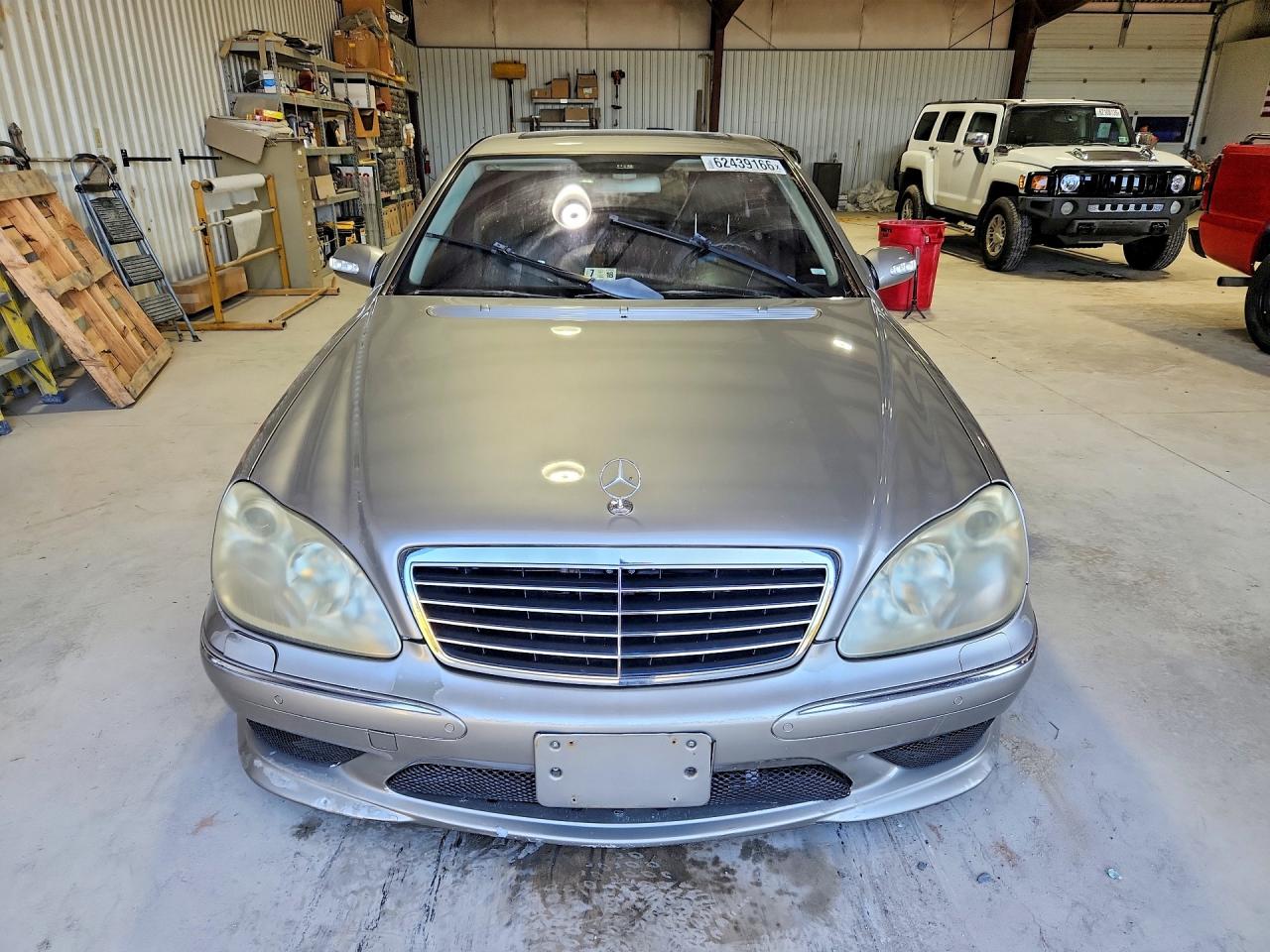 2005 Mercedes-benz S 55 Amg Silver vin: WDBNG74J25A450309