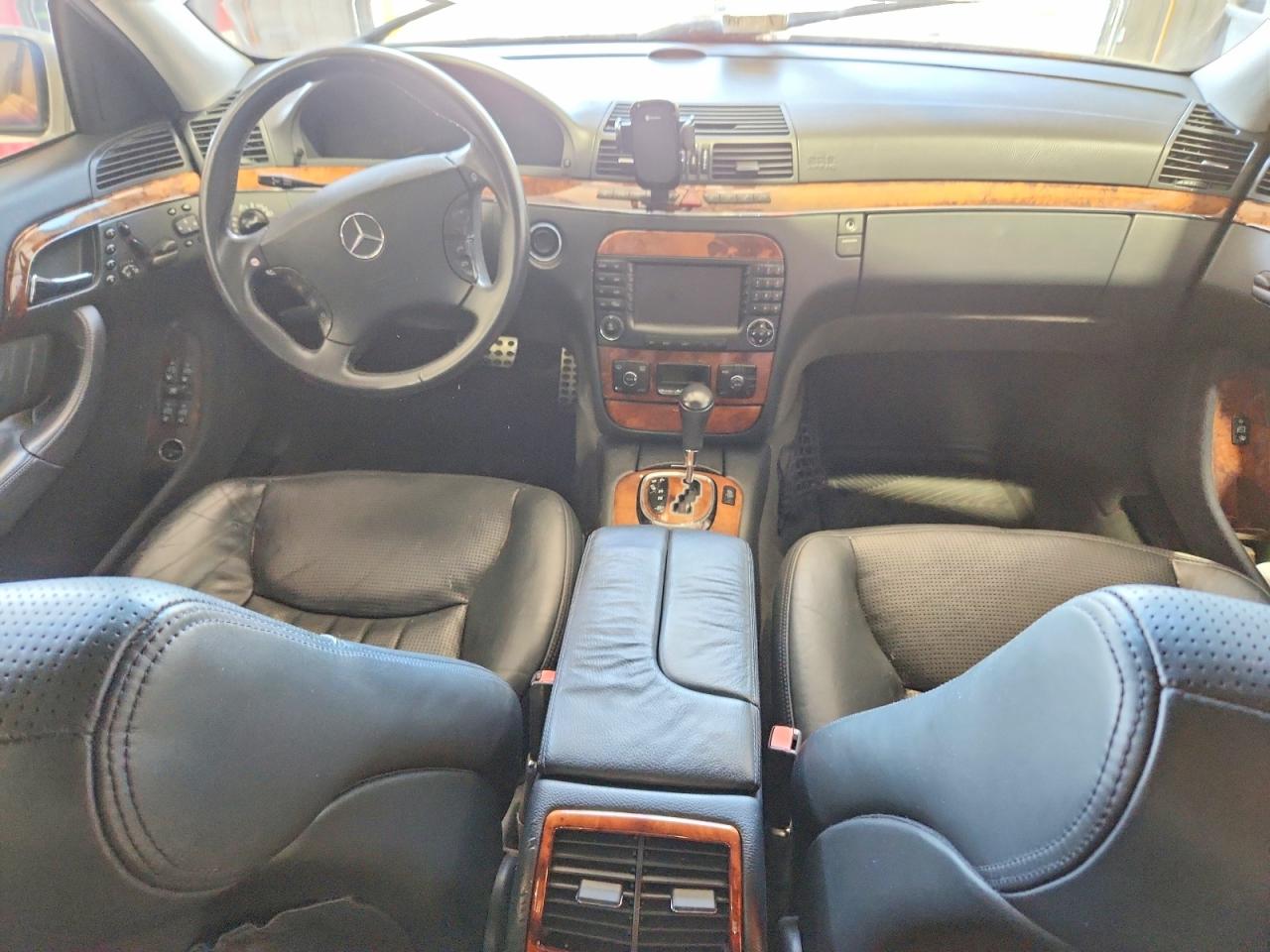 2005 Mercedes-benz S 55 Amg Silver vin: WDBNG74J25A450309