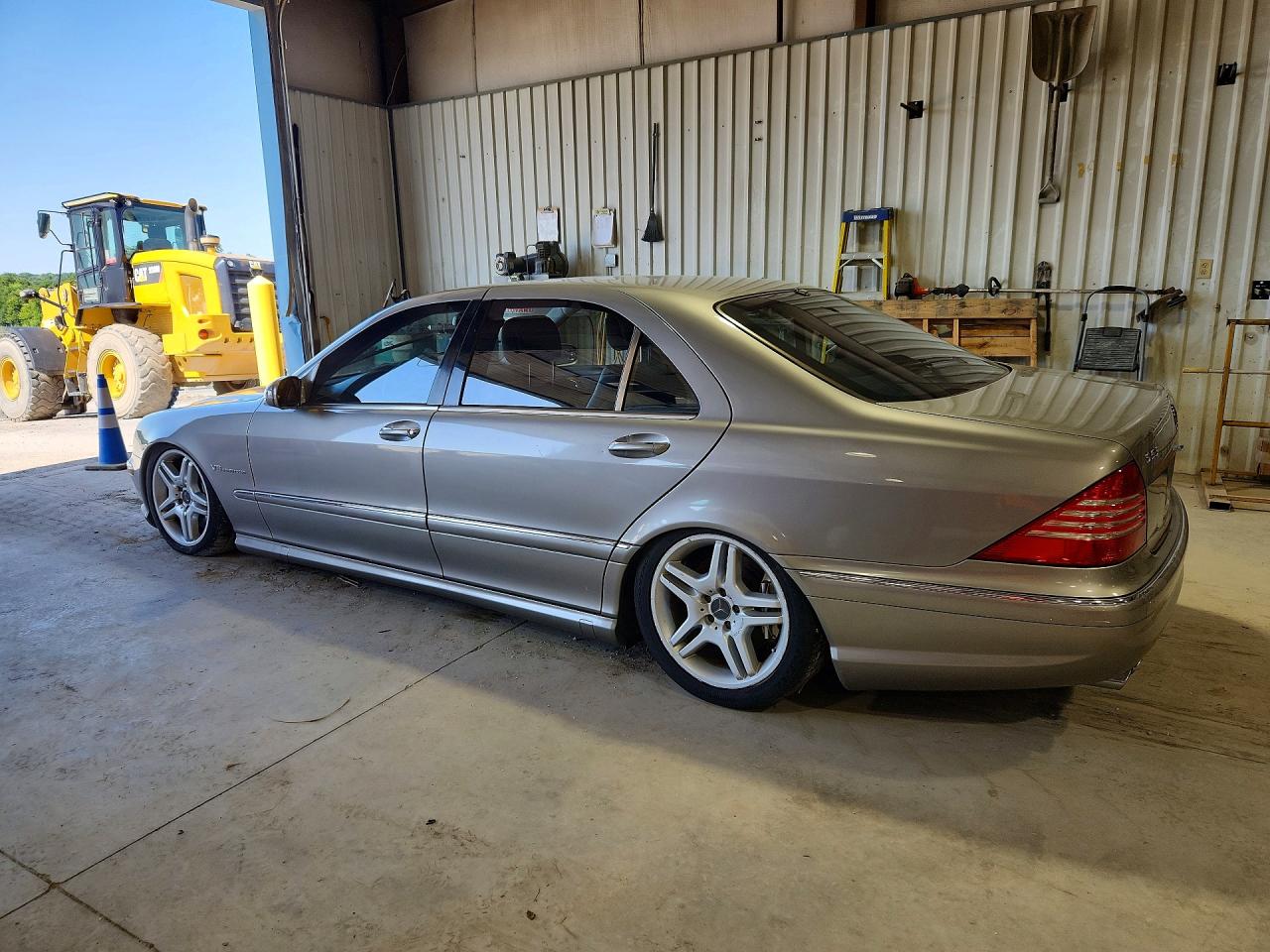 2005 Mercedes-benz S 55 Amg Silver vin: WDBNG74J25A450309