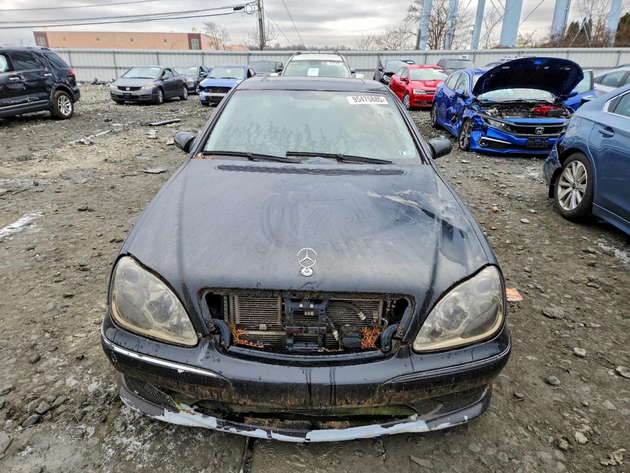 2003 Mercedes-benz S 55 Amg Black vin: WDBNG74J33A367548