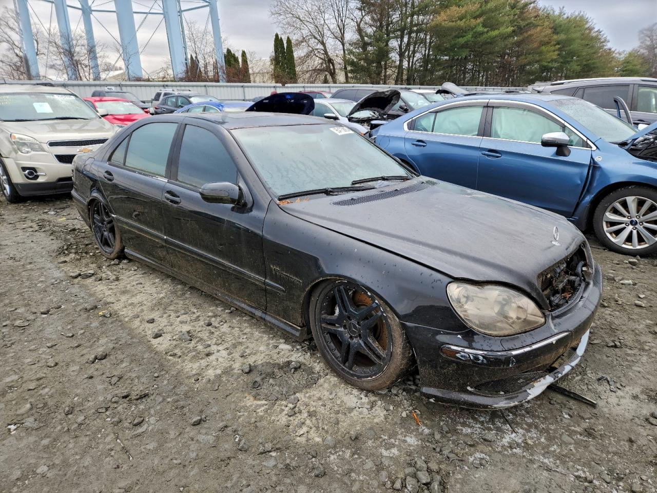 2003 Mercedes-benz S 55 Amg Black vin: WDBNG74J33A367548