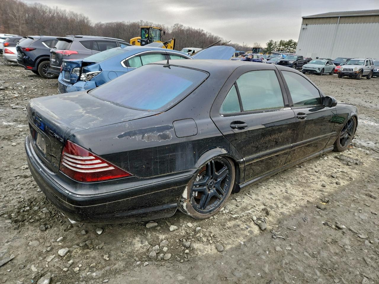 2003 Mercedes-benz S 55 Amg Black vin: WDBNG74J33A367548