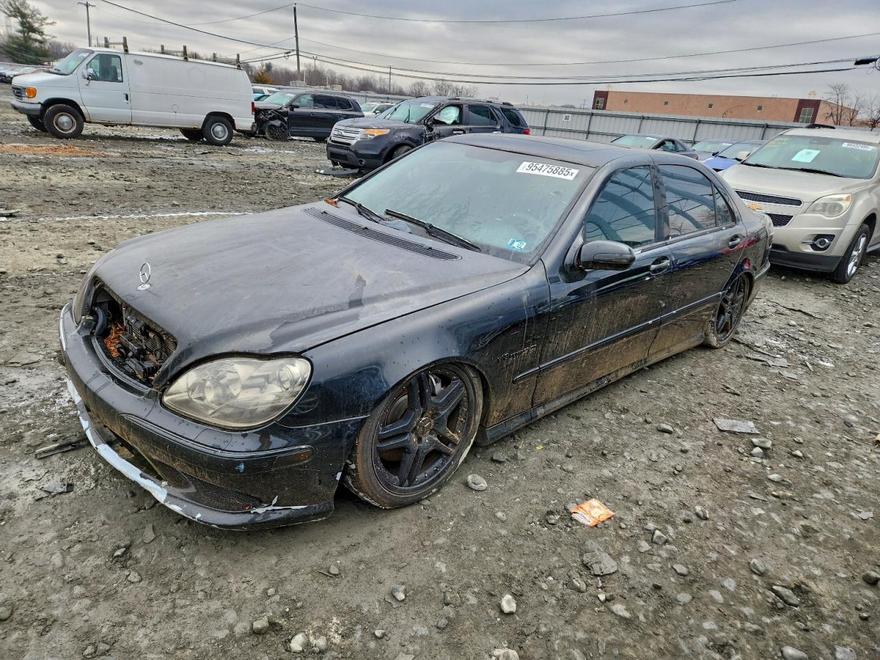 2003 Mercedes-benz S 55 Amg Black vin: WDBNG74J33A367548