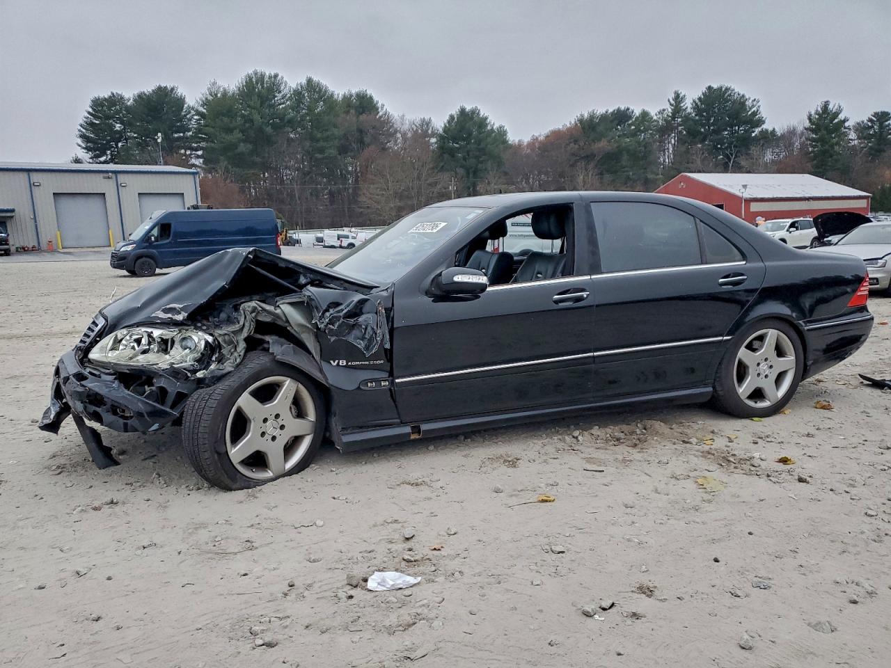 2004 Mercedes-benz S 55 Amg Черный vin: WDBNG74J54A423345