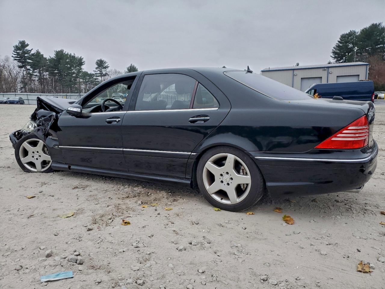 2004 Mercedes-benz S 55 Amg Черный vin: WDBNG74J54A423345