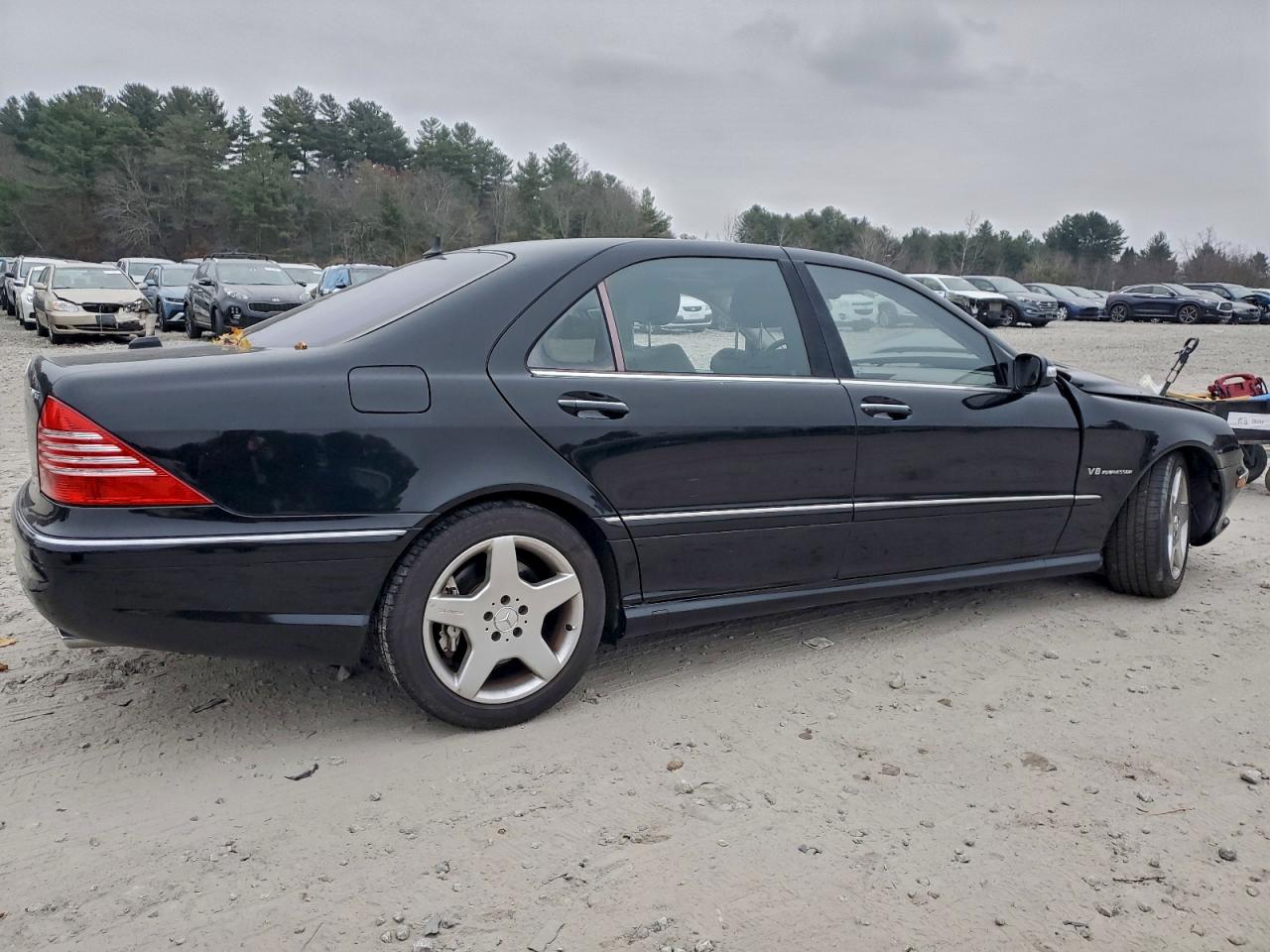 2004 Mercedes-benz S 55 Amg Черный vin: WDBNG74J54A423345