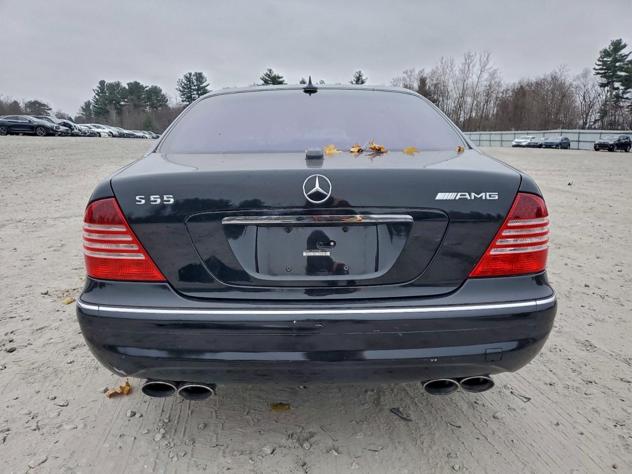 2004 Mercedes-benz S 55 Amg Черный vin: WDBNG74J54A423345