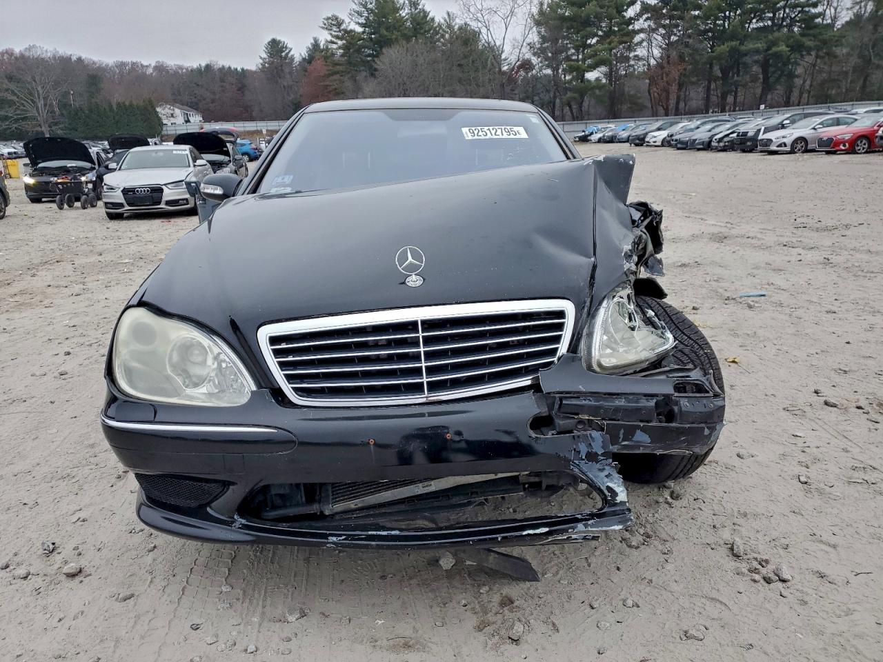 2004 Mercedes-benz S 55 Amg Черный vin: WDBNG74J54A423345