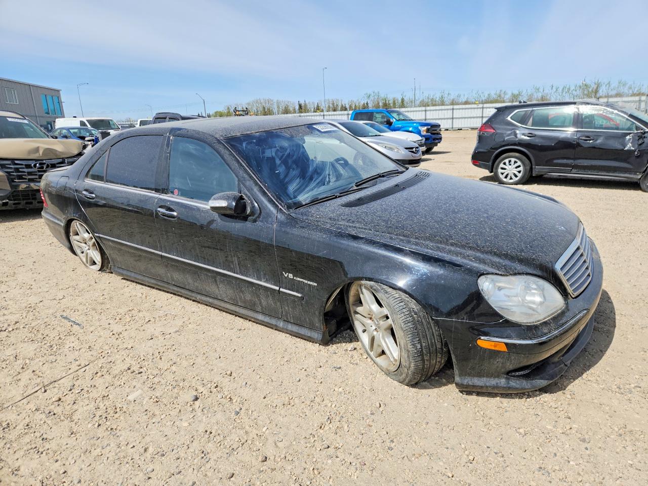 2003 Mercedes-benz S 55 Amg Black vin: WDBNG74JX3A370933