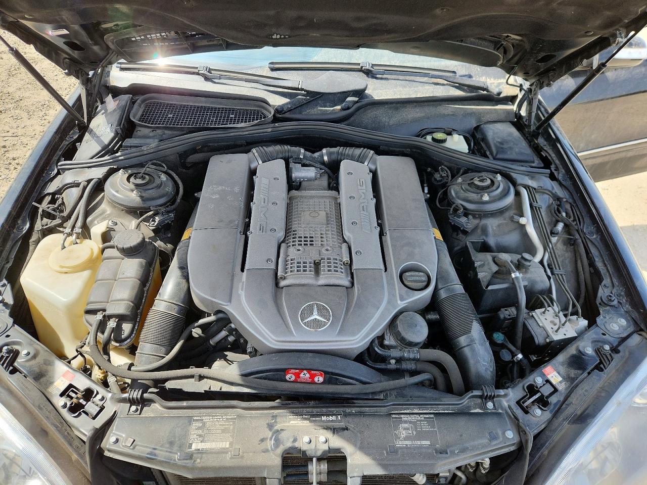 2003 Mercedes-benz S 55 Amg Black vin: WDBNG74JX3A370933