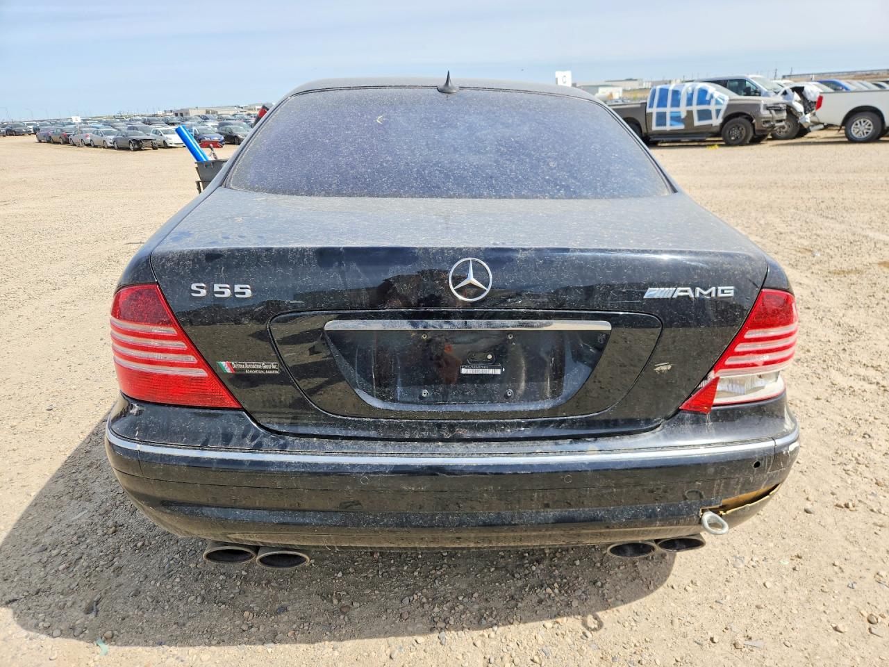 2003 Mercedes-benz S 55 Amg Black vin: WDBNG74JX3A370933