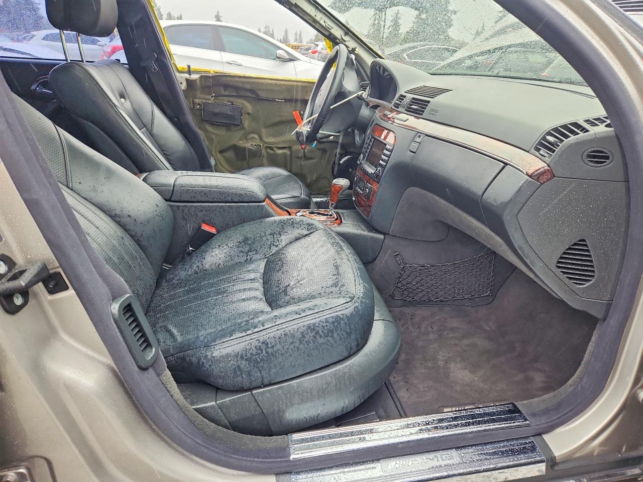 2004 Mercedes-benz S 55 Amg Silver vin: WDBNG74JX4A406010