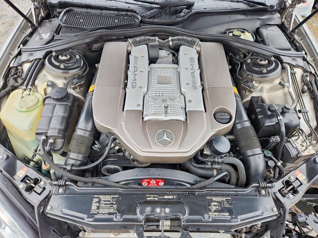 2004 Mercedes-benz S 55 Amg Silver vin: WDBNG74JX4A406010