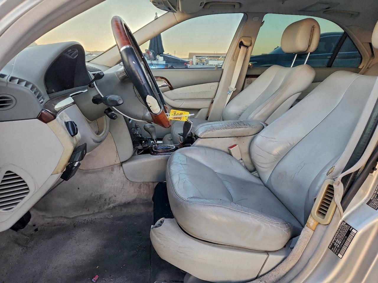 2004 Mercedes-benz S 500 Silver vin: WDBNG75J04A406130
