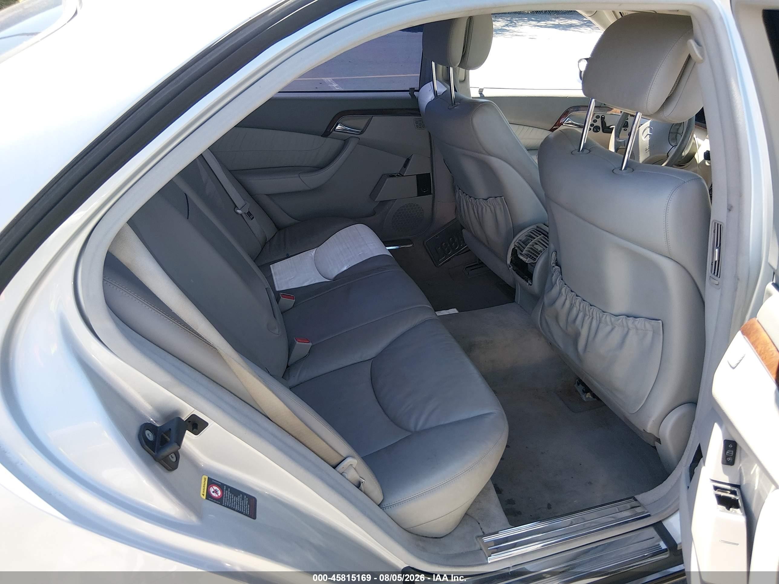 2004 Mercedes-benz S 500   Silver vin: WDBNG75J04A426121