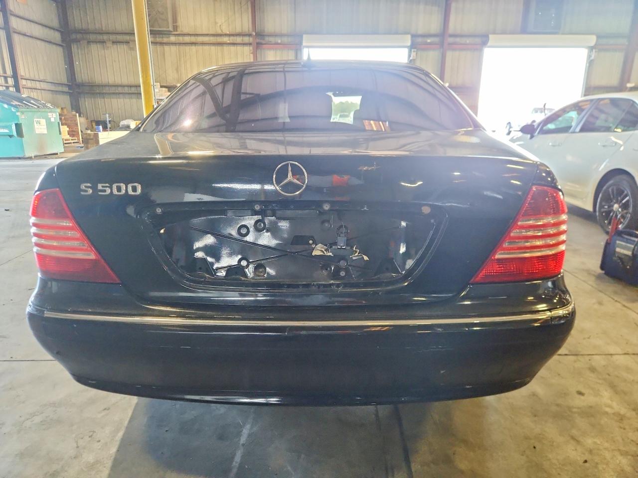 2005 Mercedes-benz S 500 Black vin: WDBNG75J05A436214