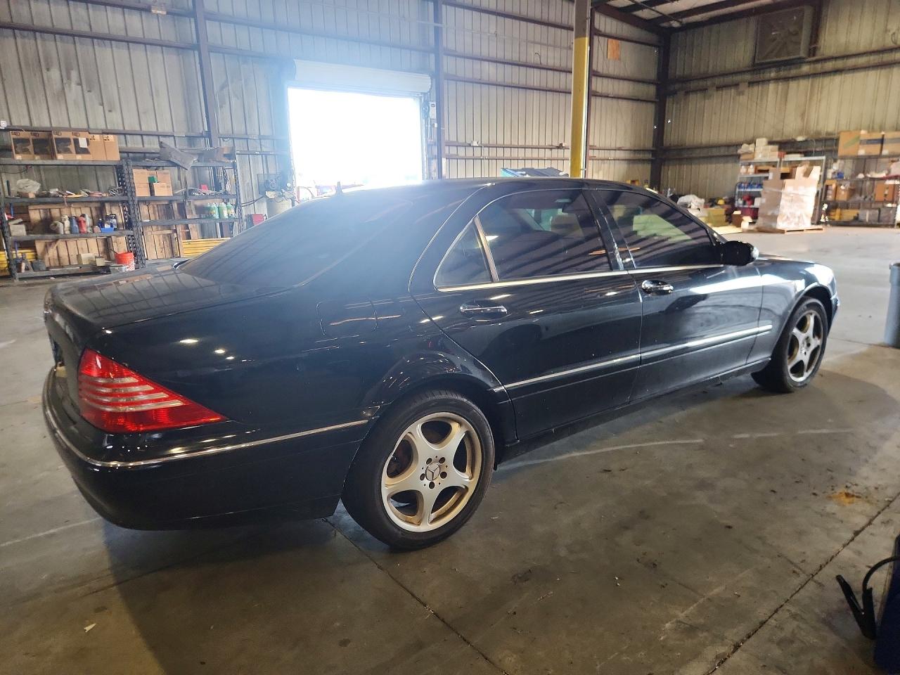 2005 Mercedes-benz S 500 Black vin: WDBNG75J05A436214