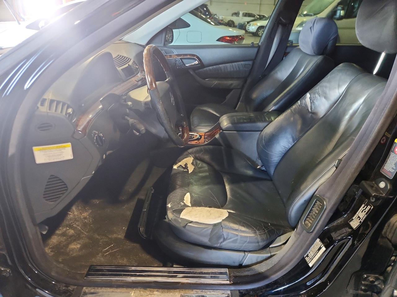 2005 Mercedes-benz S 500 Black vin: WDBNG75J05A436214