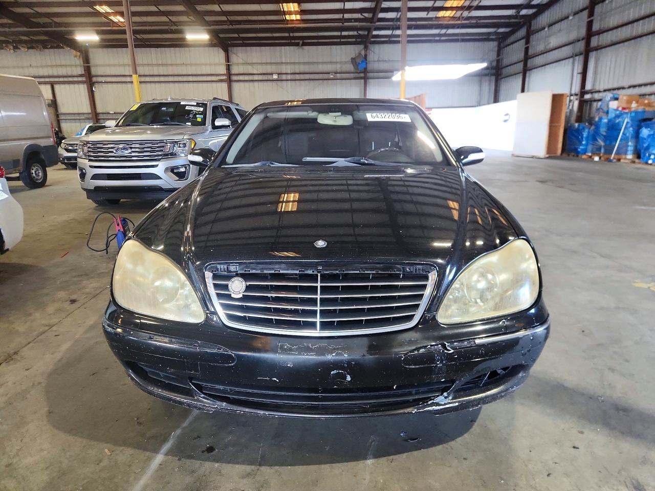 2005 Mercedes-benz S 500 Black vin: WDBNG75J05A436214