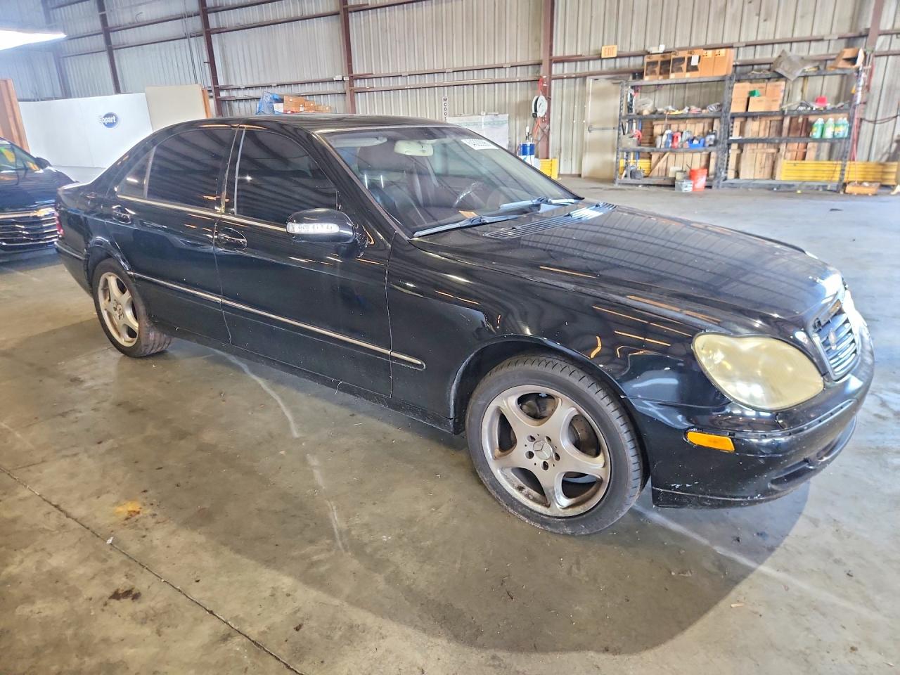 2005 Mercedes-benz S 500 Black vin: WDBNG75J05A436214