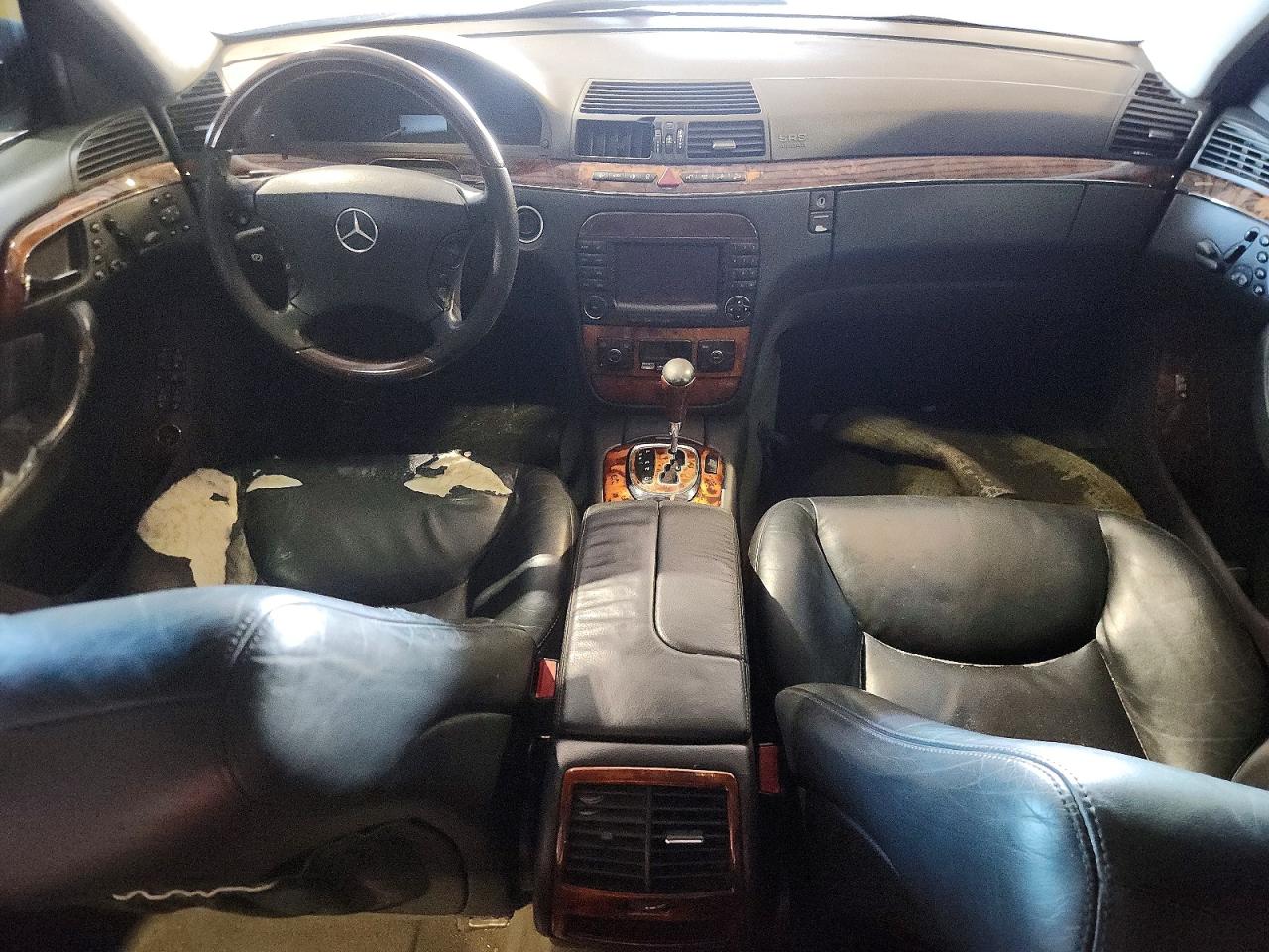 2005 Mercedes-benz S 500 Black vin: WDBNG75J05A436214