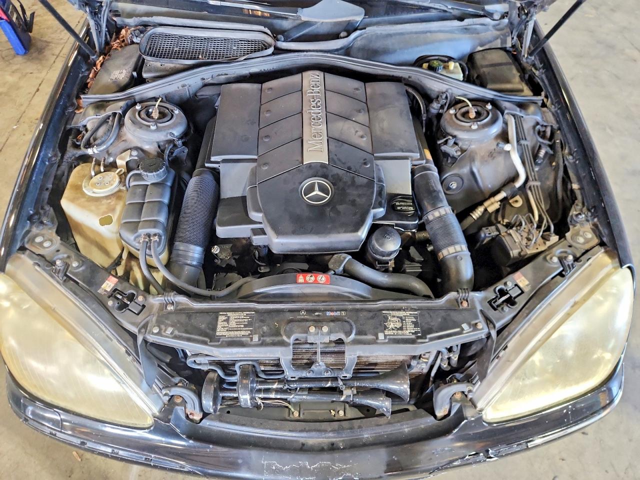 2005 Mercedes-benz S 500 Black vin: WDBNG75J05A436214