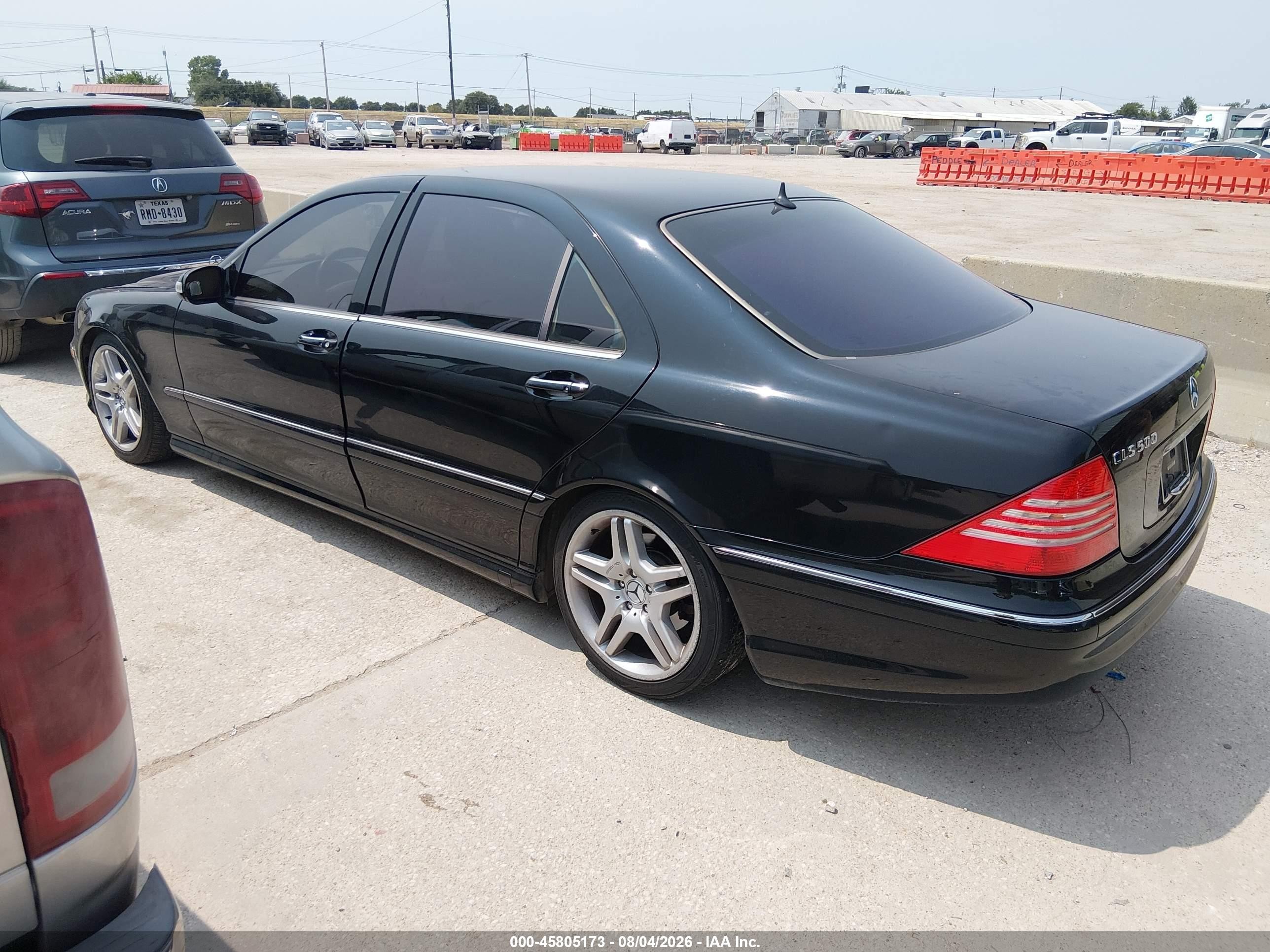 2006 Mercedes-benz S 500   Black vin: WDBNG75J06A465584