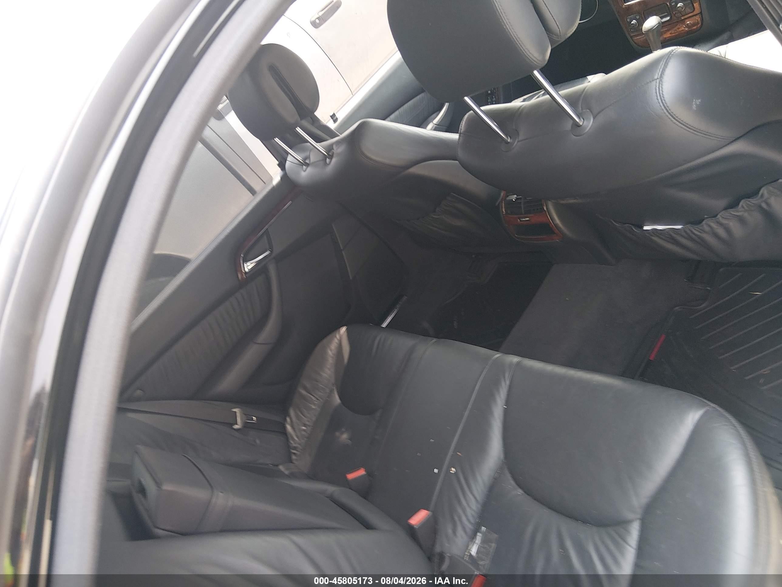2006 Mercedes-benz S 500   Black vin: WDBNG75J06A465584