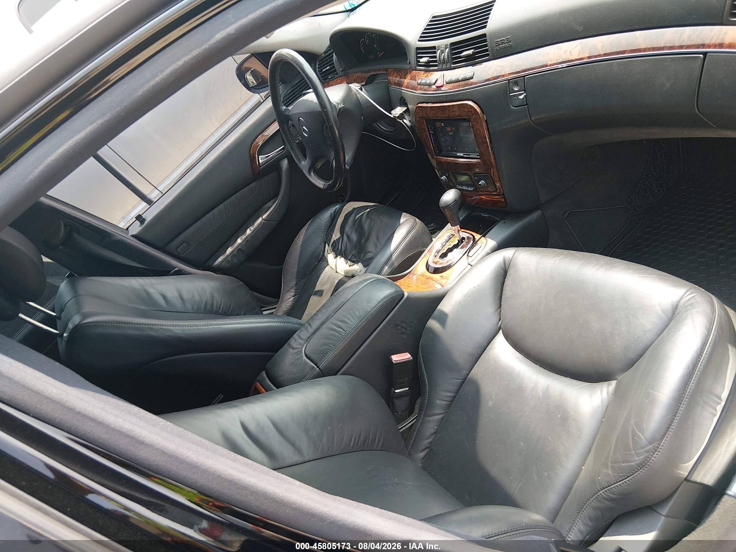 2006 Mercedes-benz S 500   Black vin: WDBNG75J06A465584