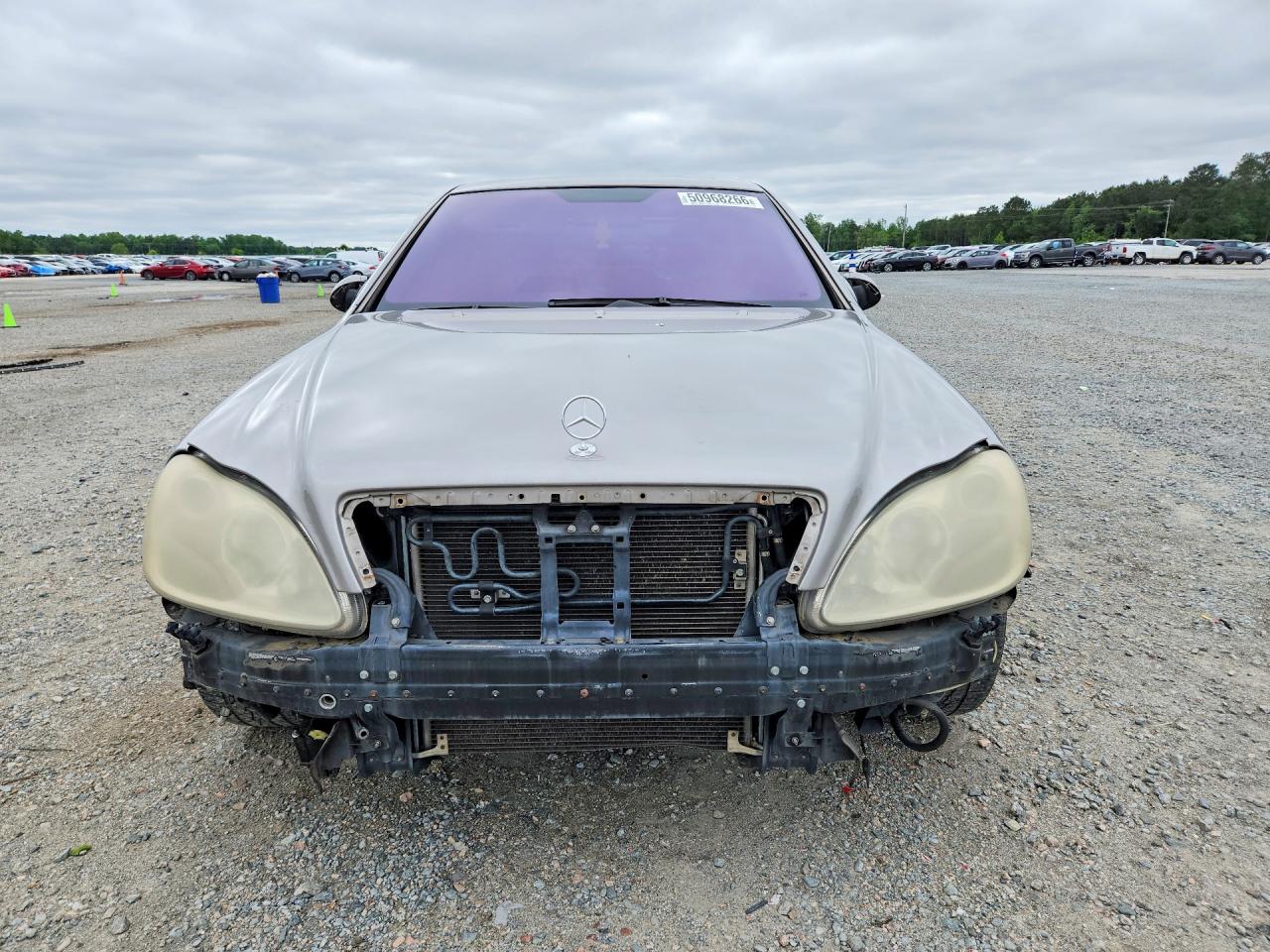 2006 Mercedes-benz S 500 Серый vin: WDBNG75J06A484488