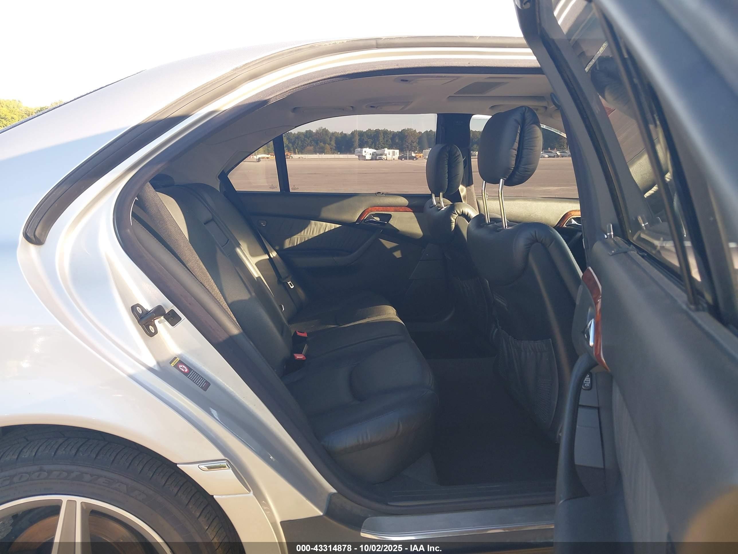 2001 Mercedes-benz S 500   Silver vin: WDBNG75J11A158448