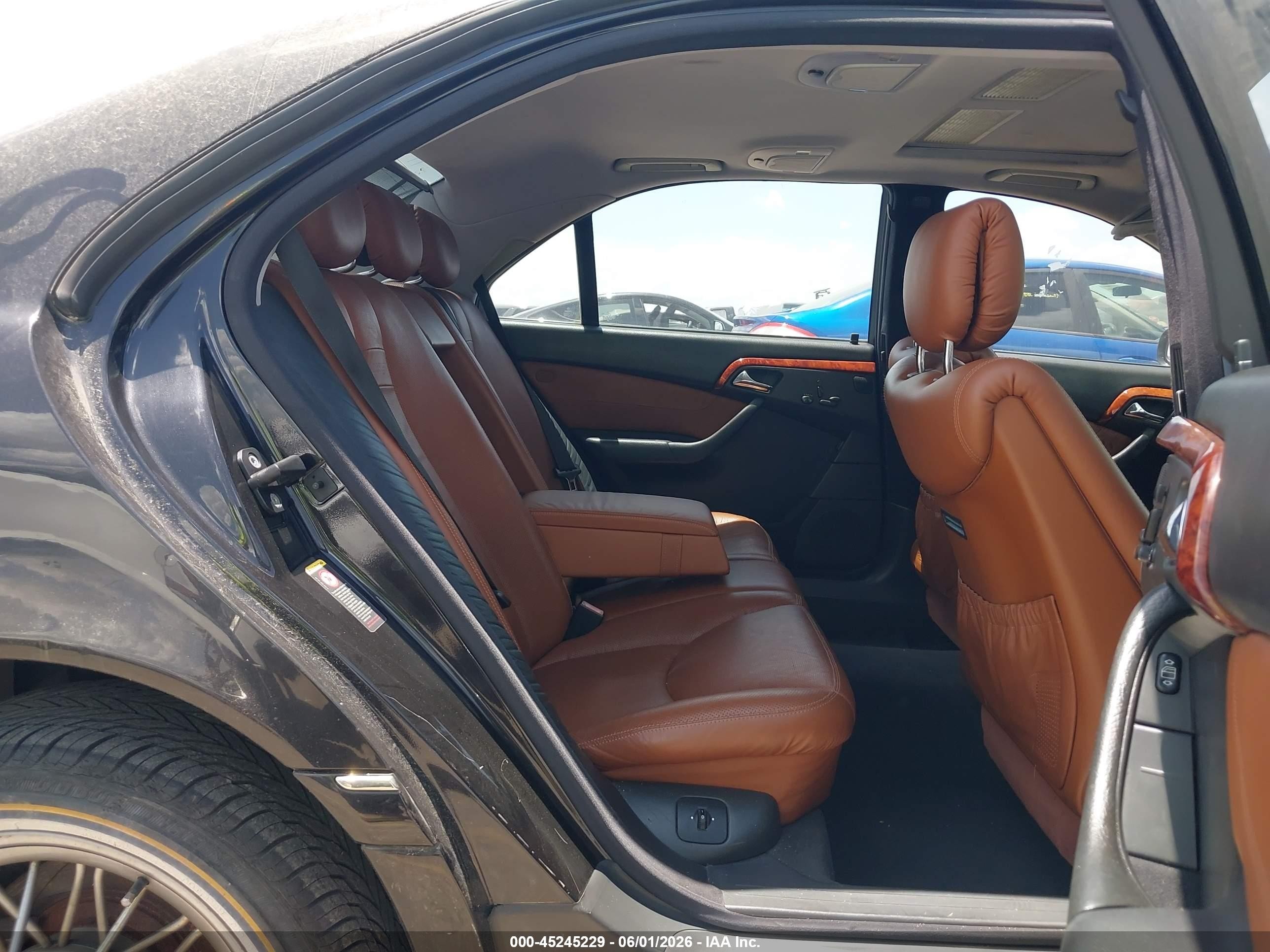 2002 Mercedes-benz S 500   Black vin: WDBNG75J12A241072