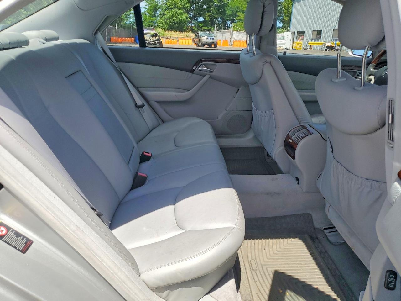 2002 Mercedes-benz S 500 Silver vin: WDBNG75J12A286612