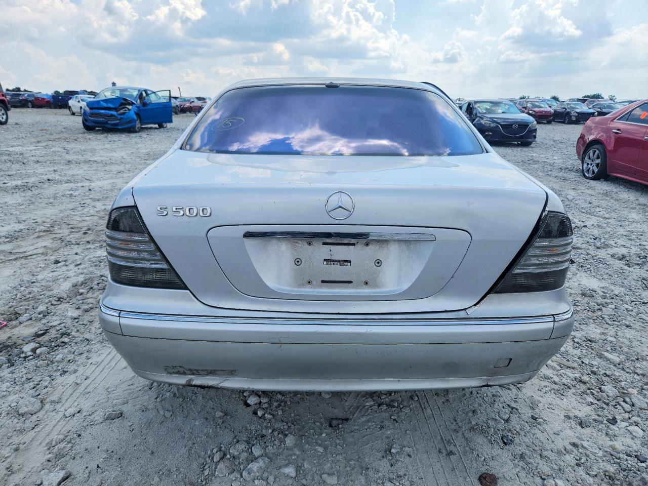 2002 Mercedes-benz S 500 Gray vin: WDBNG75J12A314554